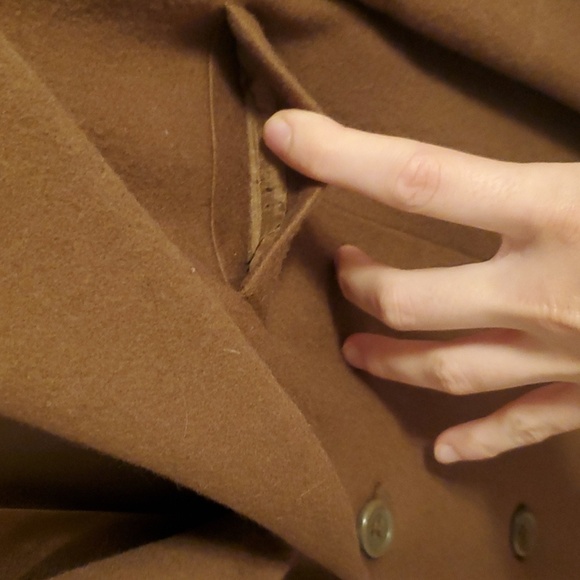 NWOT Progress 1878 wool and cashmere brown suit jacket. Size 40S. Turkey. - Picture 6 of 12